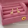 Diseño Aretes de Jirafa Lindos Aretes Dulces para Estudiante de Niña Exquisitos Creativos de Personalidad Combinables