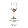 Venta directa del fabricante: Decantador de Cristal, Copa de Gran Capacidad, Copa de Vino Tinto, Alto Valor Estético, Decantador en Forma de U con Esmalte Rosa