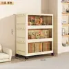 Armario de almacenamiento doméstico grande de 50 cm de ancho sin ensamblaje, de gran capacidad, para ropa y juguetes de niños, armario de almacenamiento multicapa