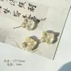 Serie Verde Amarillo de Fuegos Artificiales de Vidrio Checo Doméstico Placa Grabada Hoja Hecha a Mano Pintada con Oro Materiales y Accesorios para Pulsera DIY