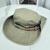 Sombrero de vaquero occidental estilo étnico famoso sombrero de montañismo retro para mujer primavera y verano exterior ala grande protección solar sombrero de pescador bordado de montaña