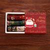 Traje de cinta de papel y bronceado navideño para manualidades, material de pegamento para diario decorativo hecho a mano, caricatura linda, simple, diario, ventas de fábrica