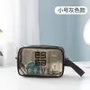 Bolsa de Lavado Transparente Separación Seco y Húmedo Bolsa de Lavado Bolsa de Almacenamiento PVC de Alto Color Té Bolsa de Lavado Bolsa Cosmética Transparente
