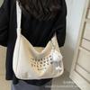 Bolsa Grande de Lona Casual y Elegante para Mujer 2026 Nueva Tendencia Gran Capacidad Moda Bolso Cruzado Bolso de Hombro para Viajes