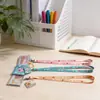 Suministro de Lanyards de Transferencia Térmica, Lanyards de Nylon de Transferencia Térmica, Lanyards Duraderos con Transferencia Térmica de Dibujos Animados para Tarjetas de Identificación Coloridas