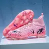 Zapatos de fútbol con tacos largos transfronterizos para hombre, tacos de césped artificial de caña alta, zapatillas deportivas para estudiantes jóvenes, zapatos para entrenamiento de competición