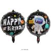 Novo balão de folha de alumínio de desenho animado de foguete astronauta decoração de festa tema ficção científica anime atacado