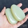 Fornecedor de Jadeíta Bruta, Peças de Mão de Jade Amarelo Arroz, Matéria-Prima de Jade Branco Afegão, Peças de Mão Tipo Gelo Atacado