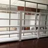 Prateleiras de depósito para suprimentos podem ser prateleiras de exposição fixas combinação pesada multi-camadas prateleira de armazenamento doméstica de depósito prateleiras de ferro de armazenamento