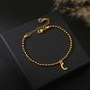 Pulsera de Cobre Versátil de Gama Alta con Letras Transfronterizas Europeas y Americanas para Mujer, Cobre con Baño de Oro de 18K que no se Desvanece, Venta al por Mayor de Accesorios para Mujer