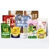 Bolsa de aluminio personalizada para envasado de snacks, compuesta de plástico para té y nueces, con cierre autoadhesivo de ocho lados y autosellante.