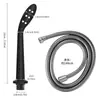 Irrigador Anal e Vaginal Masculino e Feminino com Cabeça Curva e Sete Furos para Saída de Água, Limpador Vaginal para Adultos