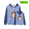 Venda quente transfronteiriça novo outono e inverno 3D impressão de Natal plus size casual hoodie zíper camisola cardigan pode ser personalizado