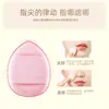 Mini Esponja de Cojín de Aire para la Punta del Dedo, No Absorbe Polvo, Doble Uso para Aplicación de Maquillaje Seco y Húmedo, Esponja para el Pulgar, Esponja Portátil Marshmallow