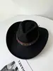 26 Nuevos Sombreros de Vaquero Occidentales Estilo Étnico Venta Caliente Transfronteriza Sombrero de Sol de Ala Ancha para Mujer Viaje al Oeste de Sichuan Sombrero Jazz Retro