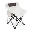 Silla lunar plegable para exteriores, silla de camping portátil, silla de pesca de tela Oxford de alta carga, sillón reclinable perezoso de ocio, portátil