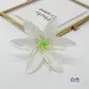 Flor de lírio artificial tecido de seda cabeça de flor atacado fundo de casamento parede de flores decoração flor azul arranjo de flores fornecimento de flores para estrada