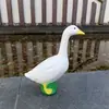 Nuevos Adornos Creativos de Animales de Pato de Simulación para Exteriores Artesanías de Resina Adornos de Decoración de Jardín
