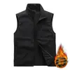Chaleco de Forro Polar Cálido y Cortavientos para Deportes al Aire Libre, Nuevo Otoño/Invierno 2026, para Hombres y Mujeres, Chaqueta Holgada con Cuello Alto