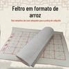 50 * 50 cm50 * 70 caligrafia e pintura de feltro Mimween Sibao pincel caligrafia suprimentos pintura e caligrafia sentiu-se branco puro