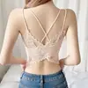Camisola Larga de Encaje Fino con Copas Integradas, Top Tubo de Espalda Descubierta de Moda para Mujer, Estilo Popular en Línea