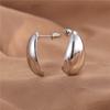 Aretes Transfronterizos Europeos y Americanos de Nuevo Estilo Simples con Forma de Semilla de Melón y Gota de Agua Dorada, Estilo Minimalista, Textura Metálica, Aretes de Alta Gama
