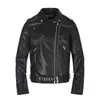 Yidao Vintage 2026 Otoño Nuevo Estilo Callejero Americano Retro Cremallera Diagonal Cinturón Tachonado Ajuste Ceñido Chaqueta Corta de Pu