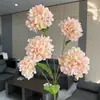 Flor de Hortensia de Caramelo de 5 Cabezas, Rama Única Estilo Coreano, Flor Artificial de Boda, Decoración de Flores Artificiales, Arreglo Floral, Diseño de Escena de Hotel