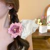 Dulce y a la Moda Clip de Flor Rosa Seca Nicho Pinza para el Cabello Personalizada para Niña Accesorios para el Cabello al Por Mayor