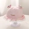 Gorro de Bebé Estilo Delgado para Primavera y Otoño Sombrero de Pescador Dulce y Lindo para Niñas Protección Solar para Bebés Sombrero de Cubo para Bebé Primavera
