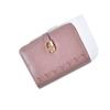 Dongxin Estilo Coreano Color Sólido Billetera Simple Monedero para Estudiantes de PU para Mujer Gran Capacidad Billetera Clutch para Mujer