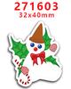 Nuevo parche de resina acrílica 2023, moño, adorables pegatinas decorativas para refrigerador PR271202