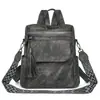 Mochila de Moda Transfronteriza Nueva para Mujer Primavera 2025 Mochila Escolar Grande de Estudiante Estilo Retro Europeo y Americano Mochila de Viaje