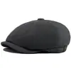 Gorra Octagonal Retro Británica para Hombre, Boina Casual de Moda, Gorra de Viandero para Primavera y Otoño para Mujer, Gorra de Béisbol Estilo Europeo y Americano, Modelo Transfronterizo