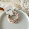 Goma para el Cabello Sencilla y Versátil Estilo Coreano con Pequeñas Perlas Delicadas, Cuerda Elástica Alta para Cola de Caballo, Anillo para el Cabello, Accesorio para el Cabello de Mujer