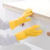 Guantes de Color Tendón de Res de Goma Engrosada para Lavavajillas Doméstico, Cepillo para Lavandería Antideslizante para el Hogar, Tazón para Limpieza de Cocina para Mujeres