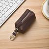 Bolsa de chave à prova d'água de alto valor novo padrão lichia textura de couro bolsa de armazenamento de chaves porta-moedas 2 em 1 chave