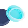 Pote de Vidro Mason de Plástico PP da Amazon com Alça, Boca Larga de 86mm, Tampa de Boca Padrão de 70mm, Pote Colorido com Tampa de Vedação