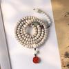 Pulseira de Contas de Bodhi Xingyue Feminina Pulseira de Sementes Brancas Mori Shun Pulseira de Contas de Rosário Estilo Étnico para Casal Corrente de Suéter para Homens e Mulheres