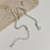 Pulsera brillante de tres capas S925 apilada con efecto, joyería de mano básica simple para mujer, venta al por mayor de fabricantes