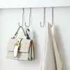 Ganchos para Puerta de Acero Inoxidable Ganchos en Forma de S Ganchos para Puerta de Armario de Dormitorio para Colgar Ropa Ganchos de Almacenamiento para Puerta de Baño Cocina