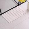 Esterilla Plegable de Barro Diatomeas para Suelo Duro Alfombrilla Dura Absorbente de Agua de Secado Rápido para Baño Felpudo Antideslizante para Puerta de Baño de Hotel Felpudo Doméstico