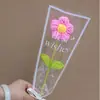 Ramos de Punto de Lana, Flores Artificiales, Pompones de Ganchillo Hechos a Mano, Flores Simuladas, Productos Terminados de Flores de Lana, Regalos para el Día de San Valentín y el Día del Maestro