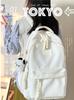 Mochila Escolar Feminina Estudante do Ensino Fundamental Mochila Escolar Japonesa Versátil Menina Mochila Simples Grande Capacidade Mochila Estudante Grande