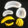 Bonito Banana Aromaterapia Vela Silicone Molde DIY Handmade Fondant Bolo de Decoração Simulação Fruit Mold