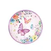 Nueva Serie de Mariposas Moradas Vajilla para Fiesta de Tema Fiesta Servilleta de Papel Vaso de Papel Mantel Plato de Papel Traje Decorativo