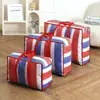 Bolsa Tecida Extra Grande Saco Espesso para Mudança e Embalagem Armazenamento À Prova de Umidade Portátil Bolsa Pele de Cobra Mala Resistente Sacos