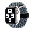 Adequado para pulseira apple iwatch apple ajustável trançada 8 pulseira apple fivela dobrável sucção magnética pulseira ultar