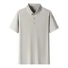 Camisas Polo de Alta Gama para Hombre y Mujer Verano 2026 Nuevo Estilo Sencillas y Versátiles Camisetas Casual de Negocios de Manga Corta de Seda de Hielo con Cuello