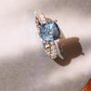 Anillo de tesoro de color simple de estilo coreano para mujer, apertura ajustable, temperamento, todo en uno, ligero, de lujo, diseño de nicho para el dedo índice, Tiktok Live